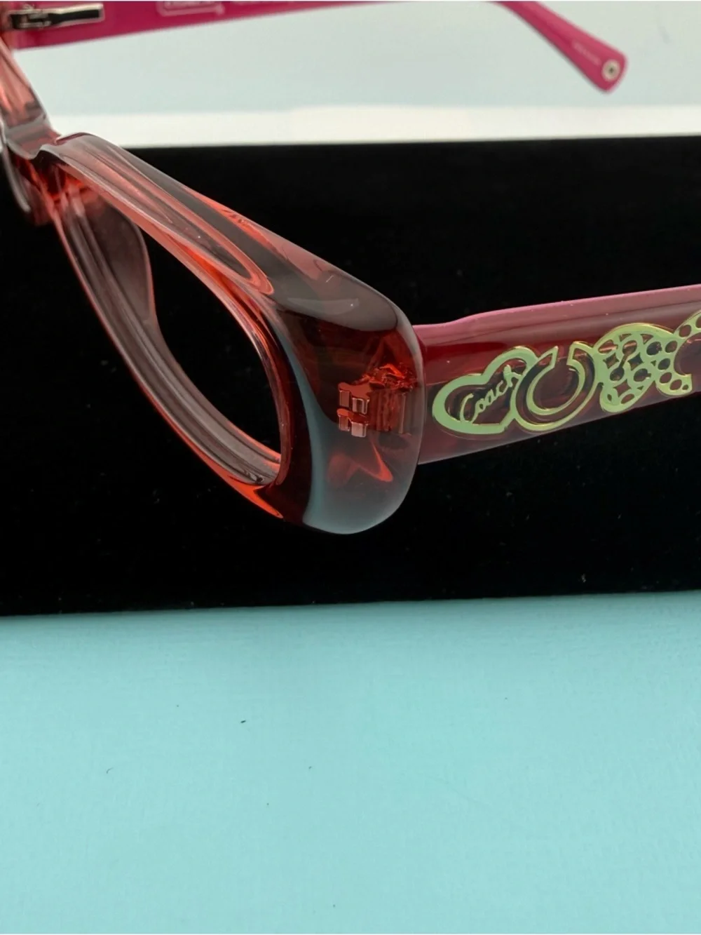 Coach Kids Eyeglass Frames HC6016 Saige 5054 Burgundy Pink 46-16-135